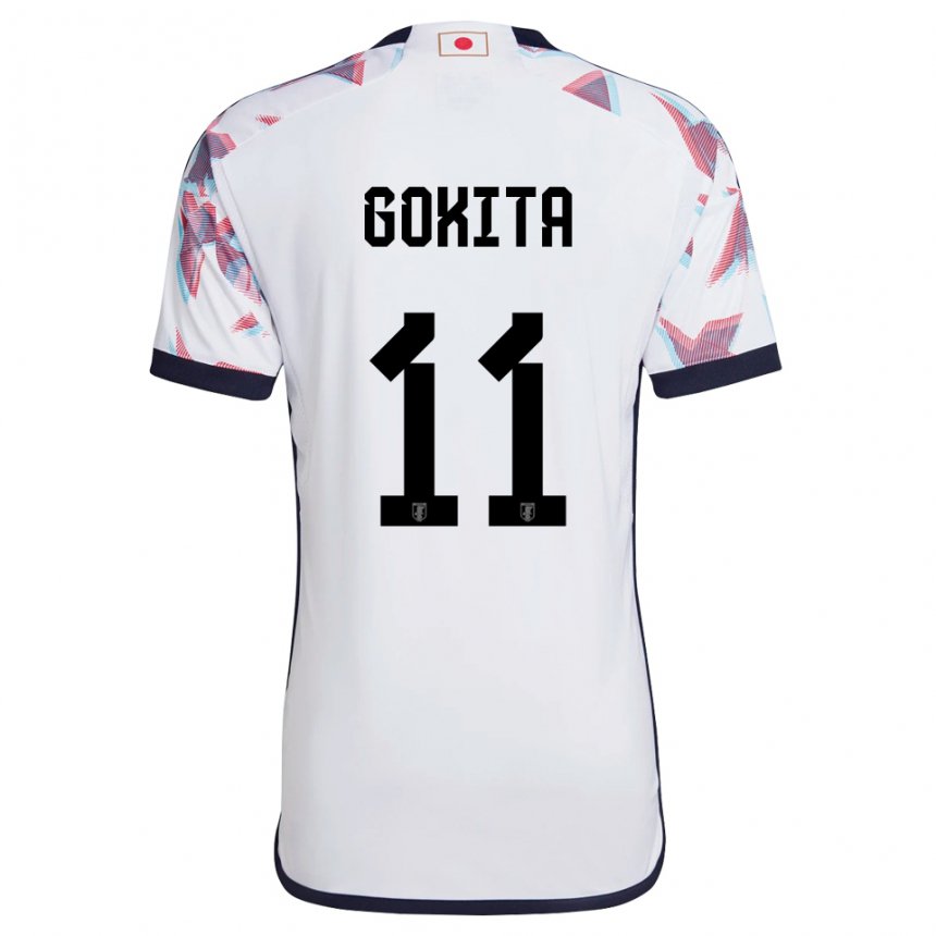 Damen Japanische Kishin Gokita #11 Weiß Auswärtstrikot Trikot 22-24 T-shirt