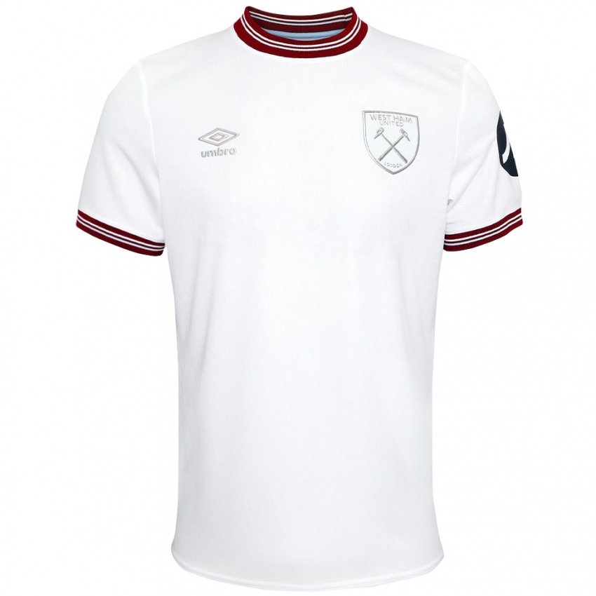 Kinder Angelo Ogbonna #21 Weiß Auswärtstrikot Trikot 2023/24 T-Shirt