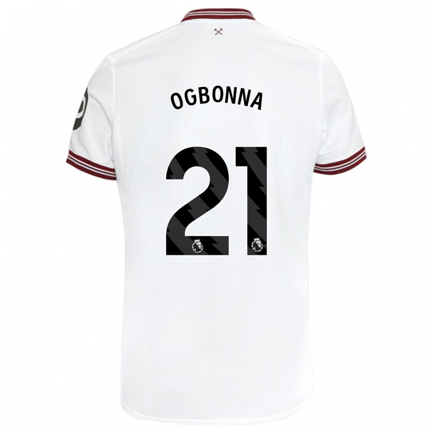 Kinder Angelo Ogbonna #21 Weiß Auswärtstrikot Trikot 2023/24 T-Shirt