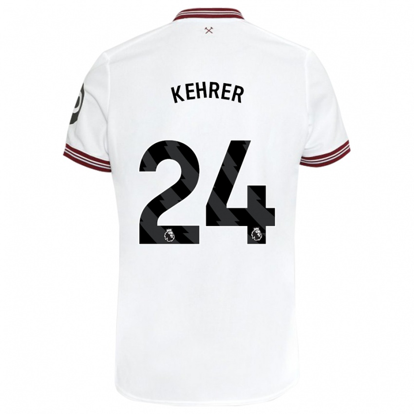 Kinder Thilo Kehrer #24 Weiß Auswärtstrikot Trikot 2023/24 T-Shirt