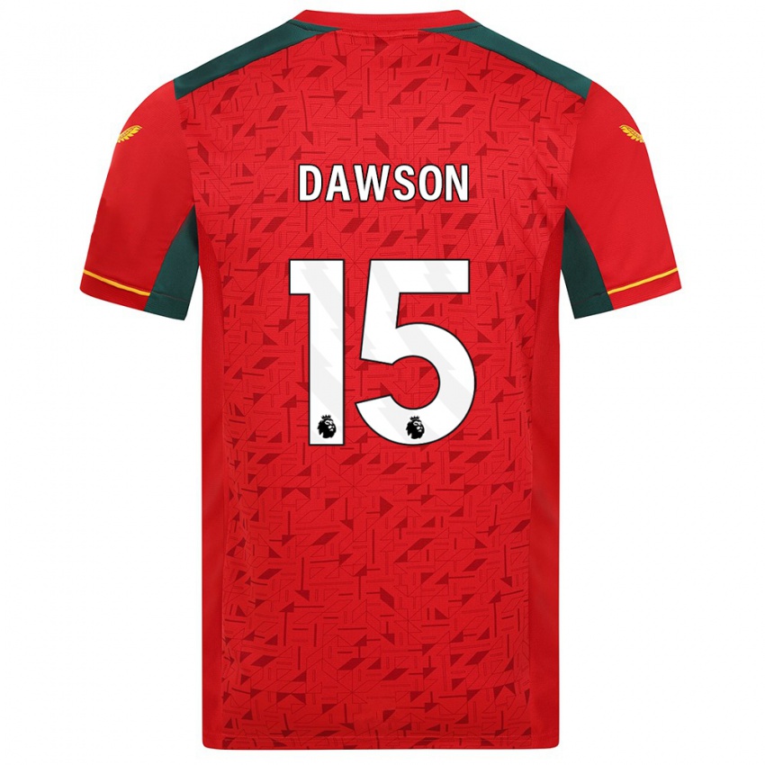 Kinder Craig Dawson #15 Rot Auswärtstrikot Trikot 2023/24 T-Shirt