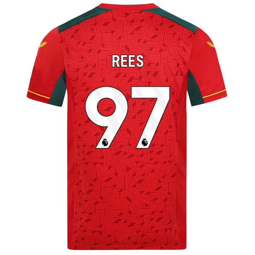 Kinder Mason Rees #97 Rot Auswärtstrikot Trikot 2023/24 T-Shirt