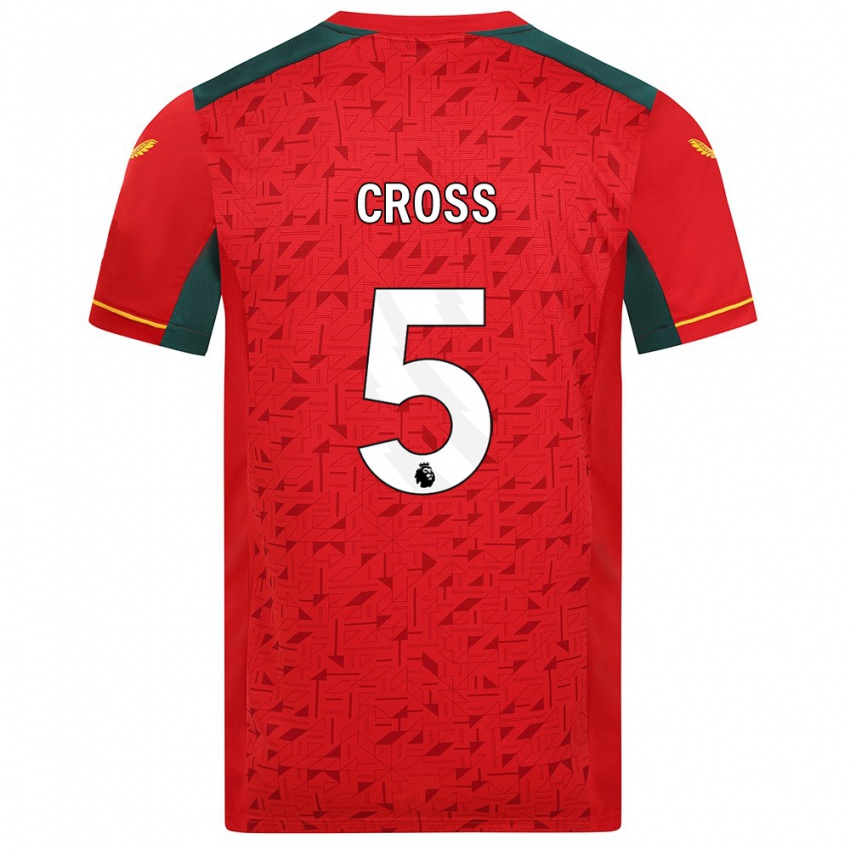 Kinder Emma Cross #5 Rot Auswärtstrikot Trikot 2023/24 T-Shirt