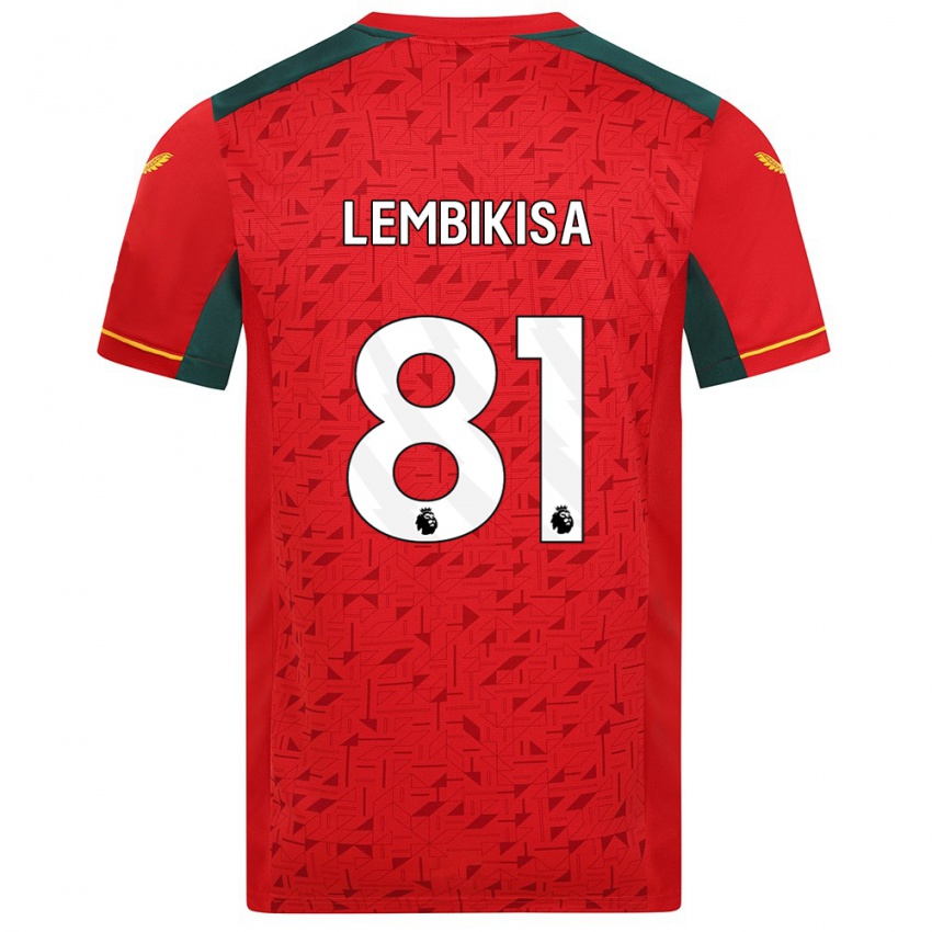 Kinder Dexter Lembikisa #81 Rot Auswärtstrikot Trikot 2023/24 T-Shirt