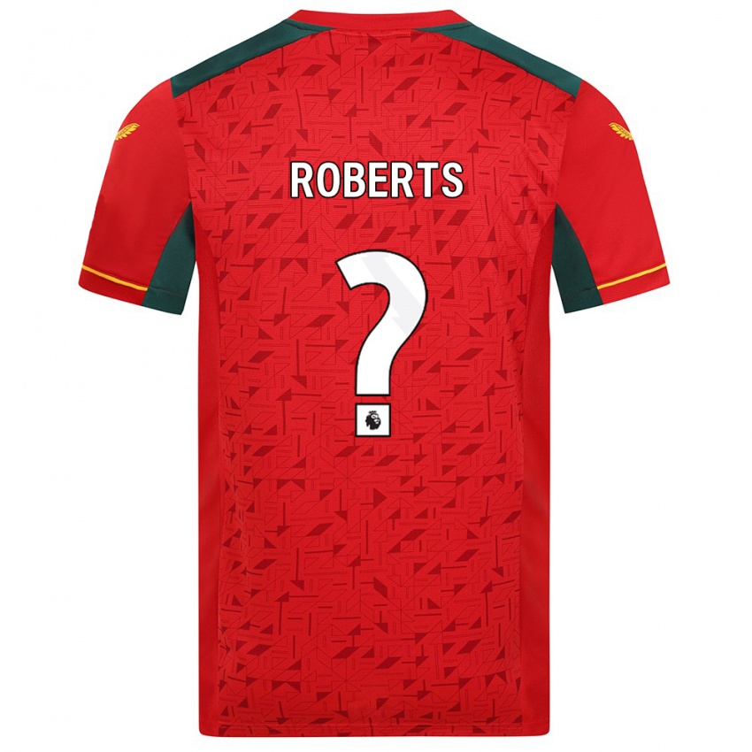 Kinder Tyler Roberts #0 Rot Auswärtstrikot Trikot 2023/24 T-Shirt