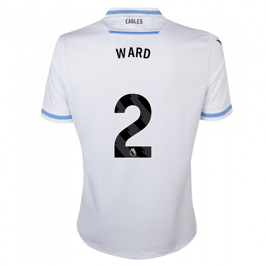 Kinder Joel Ward #2 Weiß Auswärtstrikot Trikot 2023/24 T-Shirt