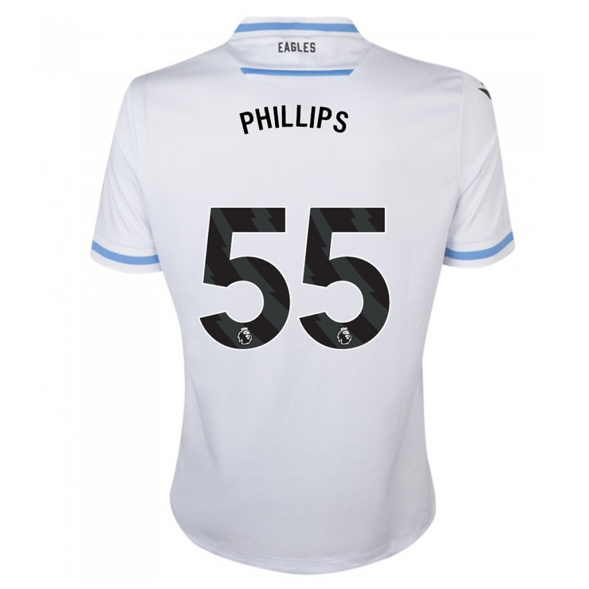 Kinder Killian Phillips #55 Weiß Auswärtstrikot Trikot 2023/24 T-Shirt