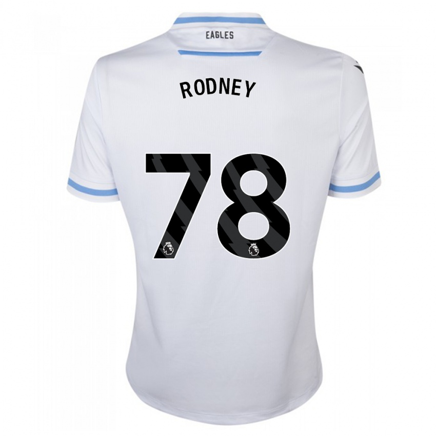 Kinder Kaden Rodney #78 Weiß Auswärtstrikot Trikot 2023/24 T-Shirt