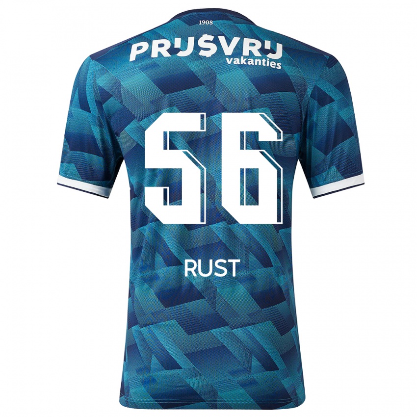 Kinder Fabiano Rust #56 Blau Auswärtstrikot Trikot 2023/24 T-Shirt