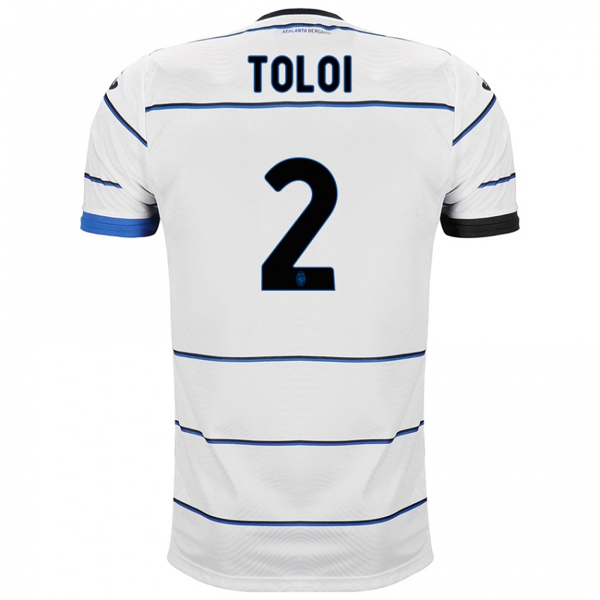 Kinder Rafael Tolói #2 Weiß Auswärtstrikot Trikot 2023/24 T-Shirt