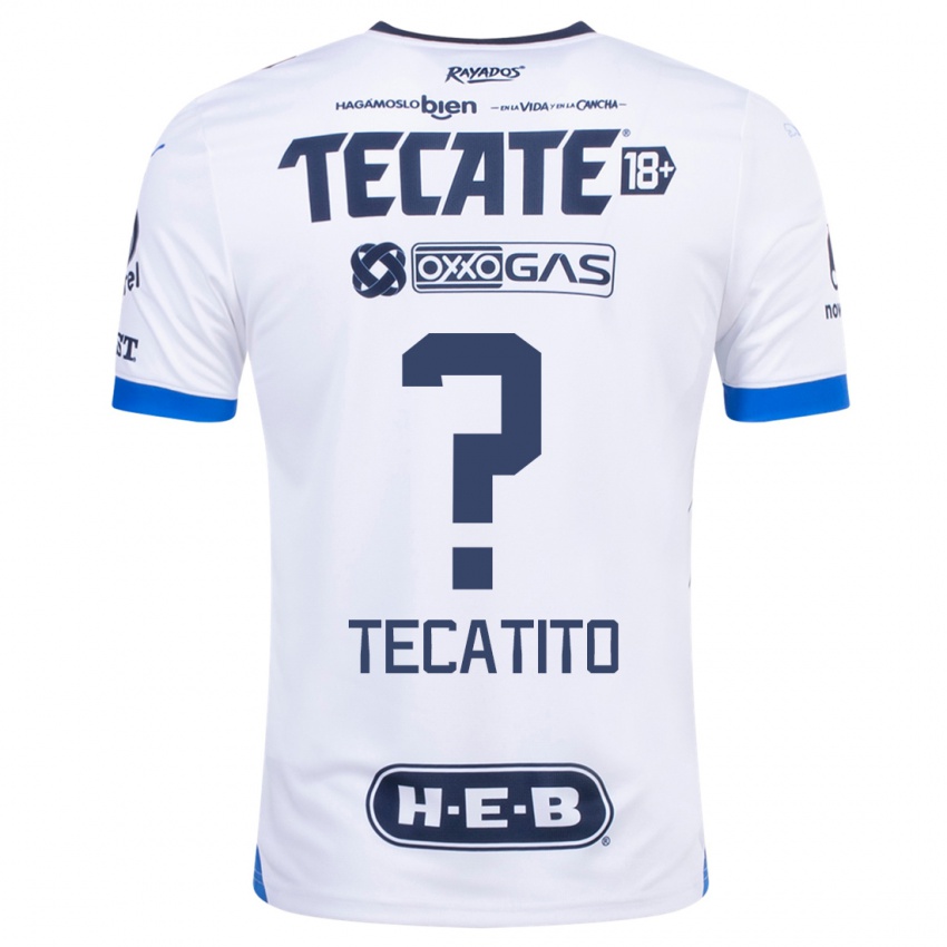 Kinder Tecatito #0 Weiß Auswärtstrikot Trikot 2023/24 T-Shirt