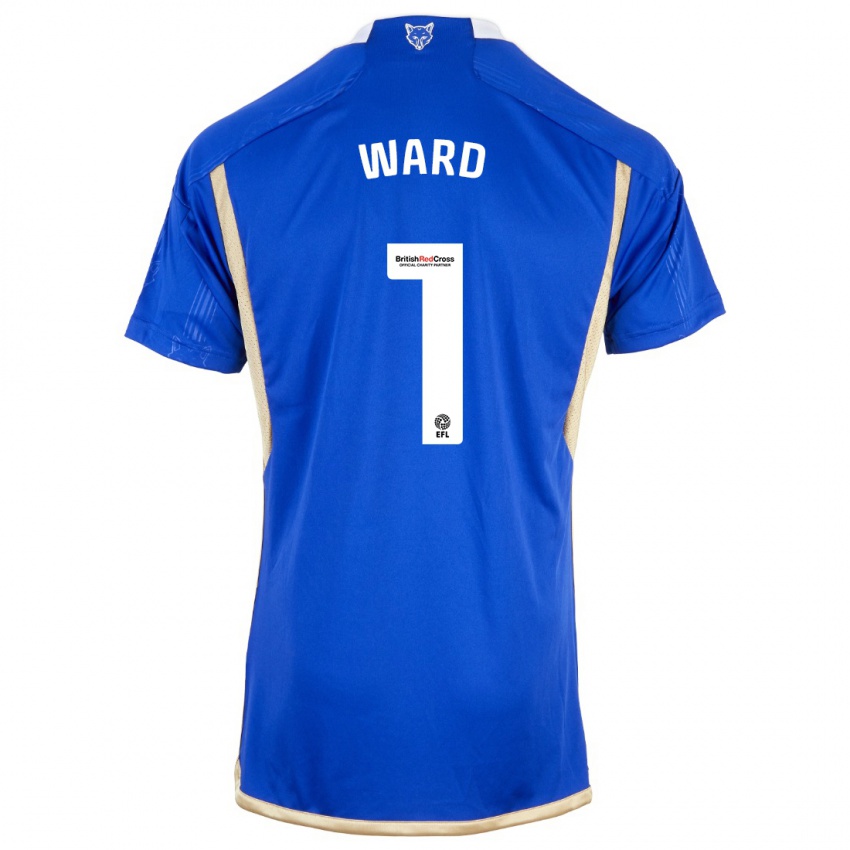 Herren Danny Ward #1 Königsblau Heimtrikot Trikot 2023/24 T-Shirt