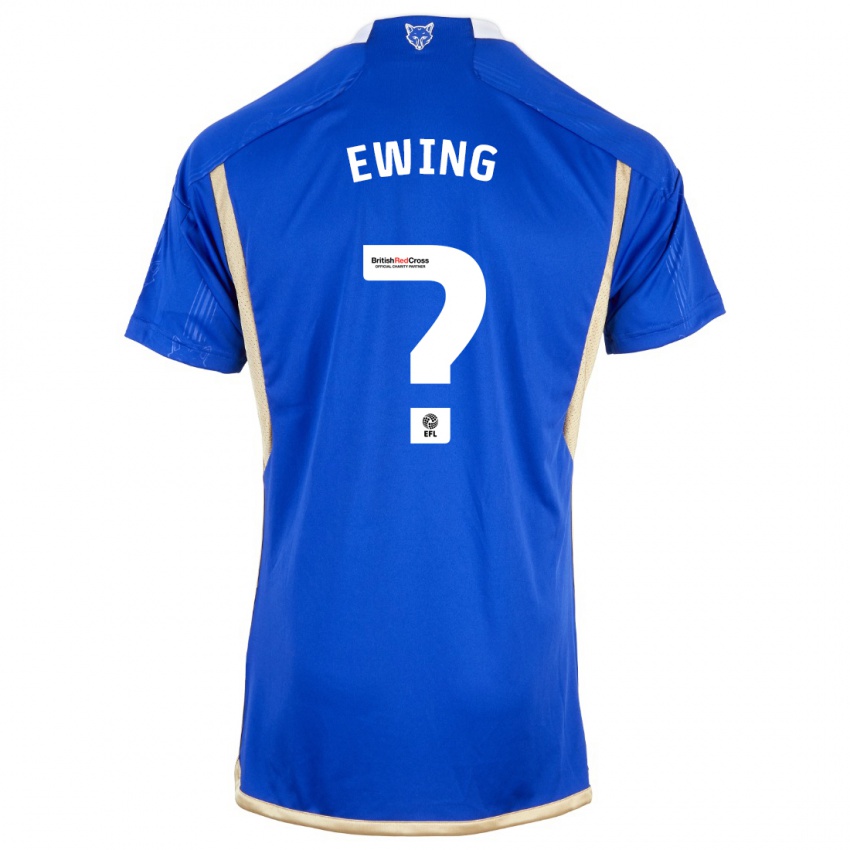 Herren Oliver Ewing #0 Königsblau Heimtrikot Trikot 2023/24 T-Shirt