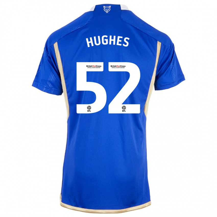 Herren Iestyn Hughes #52 Königsblau Heimtrikot Trikot 2023/24 T-Shirt