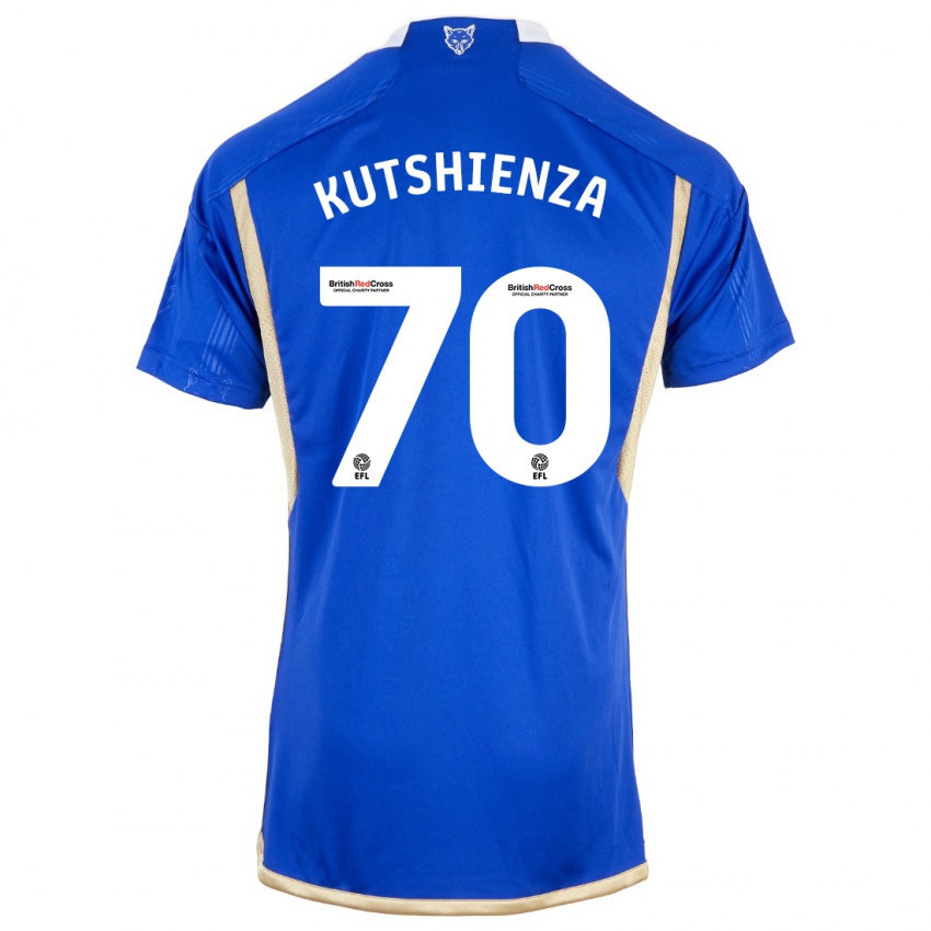 Herren Jesper Kutshienza #70 Königsblau Heimtrikot Trikot 2023/24 T-Shirt