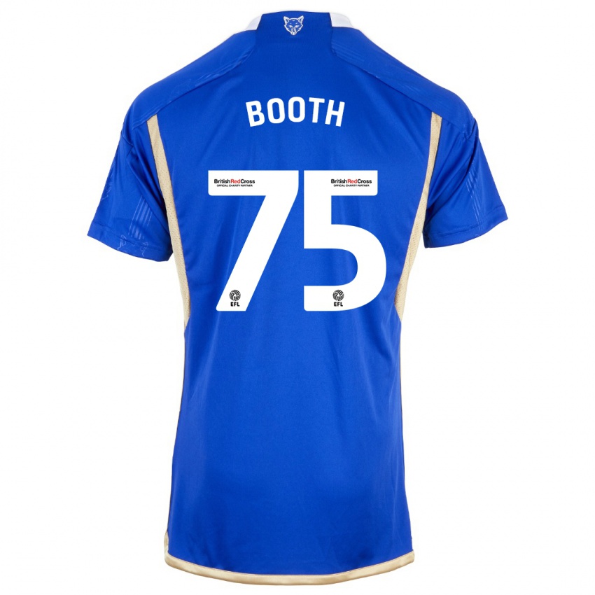 Herren Zach Booth #75 Königsblau Heimtrikot Trikot 2023/24 T-Shirt