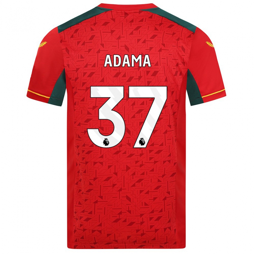 Herren Adama Traore #37 Rot Auswärtstrikot Trikot 2023/24 T-Shirt