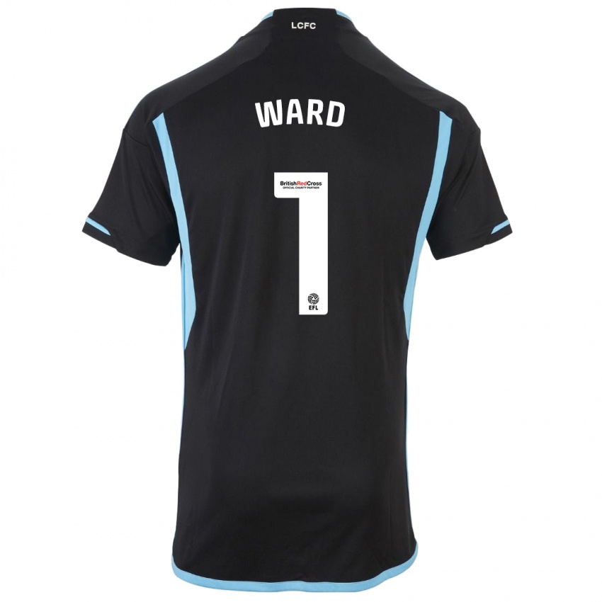 Herren Danny Ward #1 Schwarz Auswärtstrikot Trikot 2023/24 T-Shirt