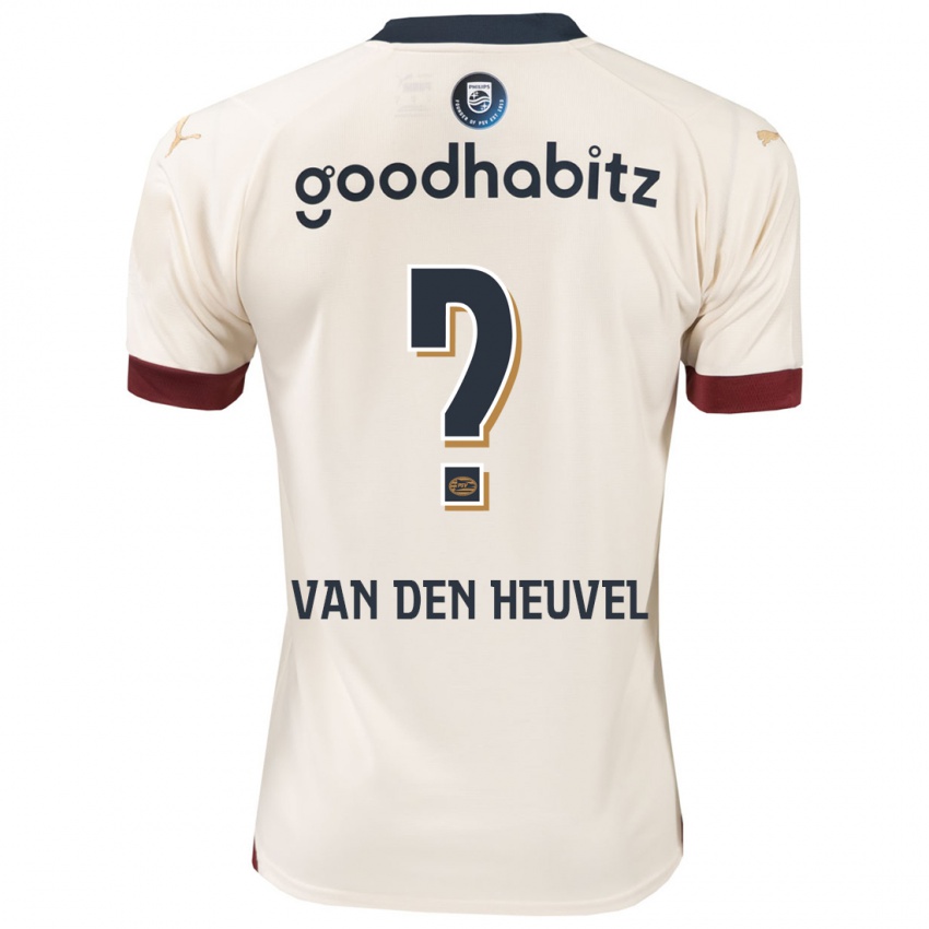 Herren Tim Van Den Heuvel #0 Cremefarben Auswärtstrikot Trikot 2023/24 T-Shirt