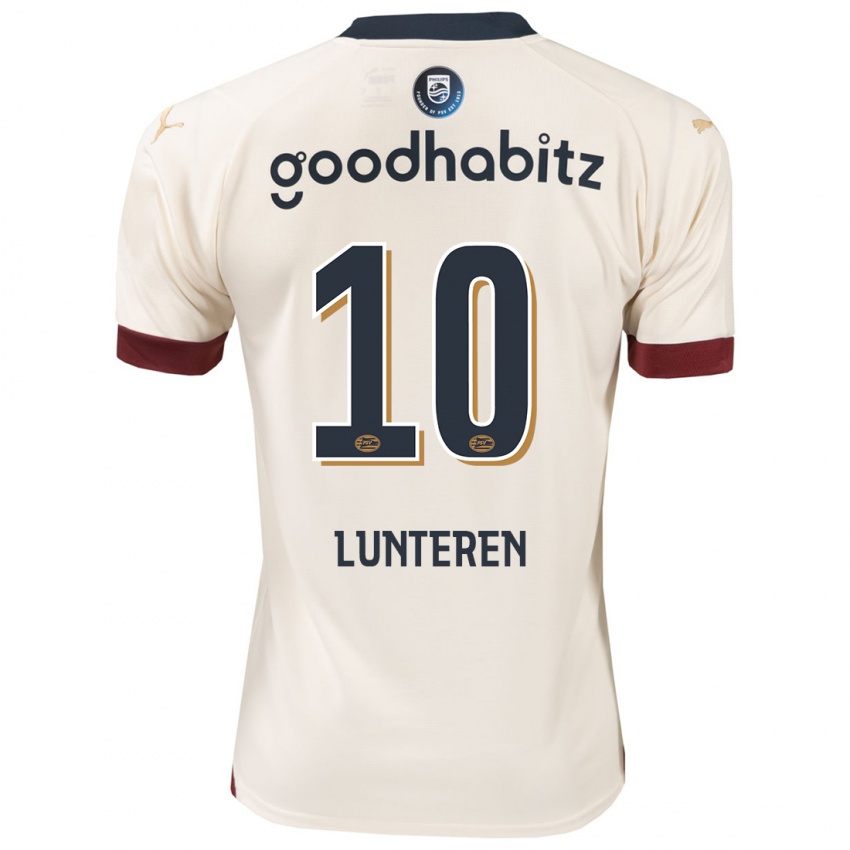 Herren Desiree Van Lunteren #10 Cremefarben Auswärtstrikot Trikot 2023/24 T-Shirt