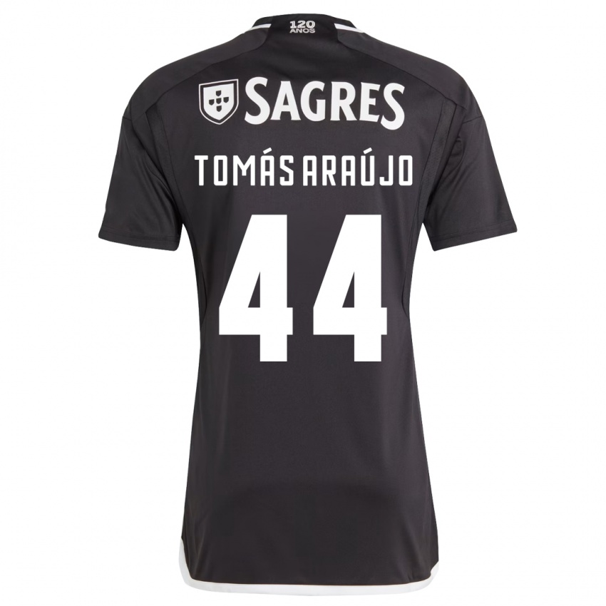 Herren Tomas Araujo #44 Schwarz Auswärtstrikot Trikot 2023/24 T-Shirt