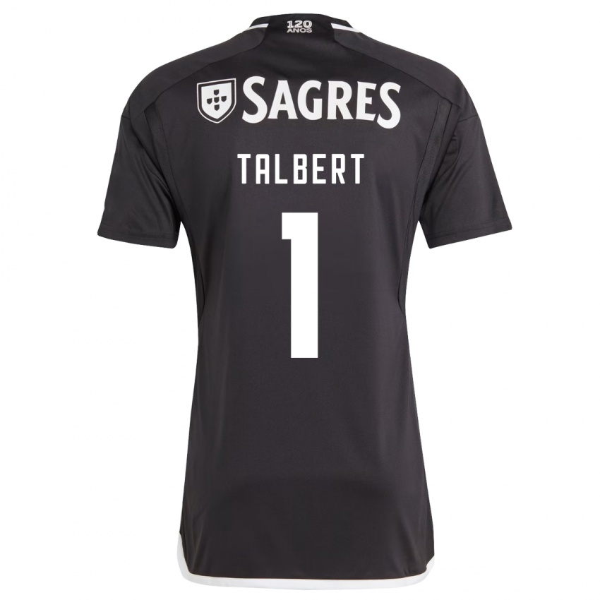 Herren Katelin Talbert #1 Schwarz Auswärtstrikot Trikot 2023/24 T-Shirt