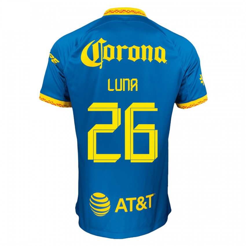 Herren Karen Luna #26 Blau Auswärtstrikot Trikot 2023/24 T-Shirt