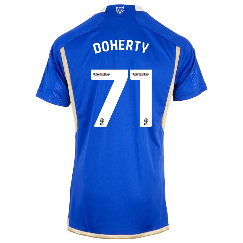 Damen Arlo Doherty #71 Königsblau Heimtrikot Trikot 2023/24 T-Shirt