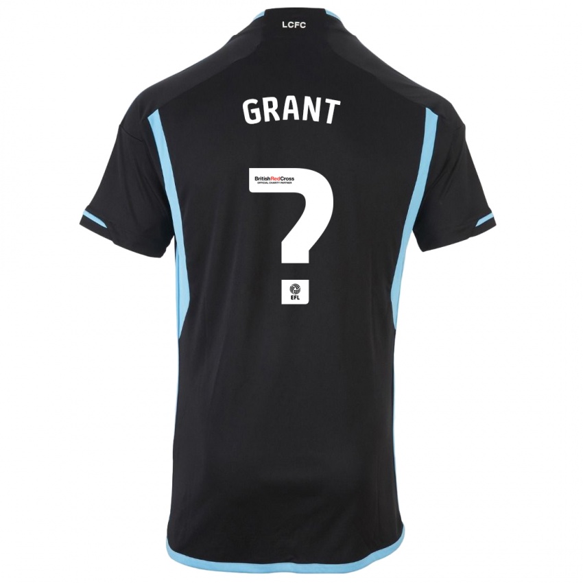 Damen Bradley Grant #0 Schwarz Auswärtstrikot Trikot 2023/24 T-Shirt