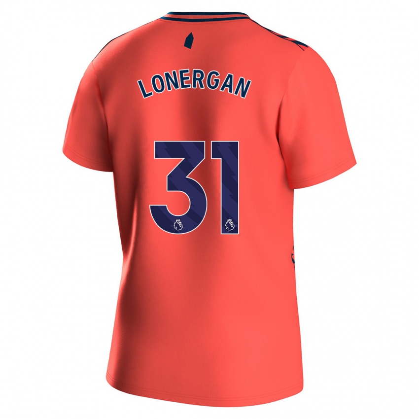 Damen Andy Lonergan #31 Koralle Auswärtstrikot Trikot 2023/24 T-Shirt