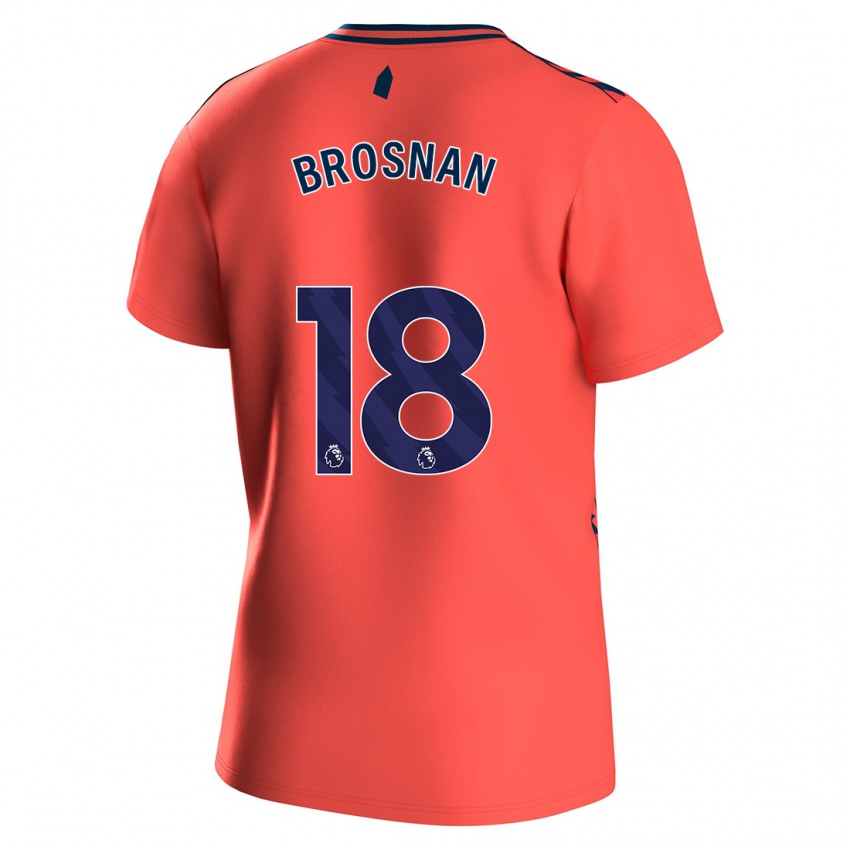 Damen Courtney Brosnan #18 Koralle Auswärtstrikot Trikot 2023/24 T-Shirt