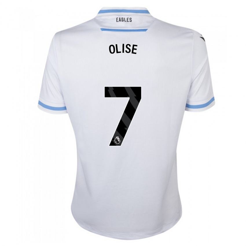 Damen Michael Olise #7 Weiß Auswärtstrikot Trikot 2023/24 T-Shirt