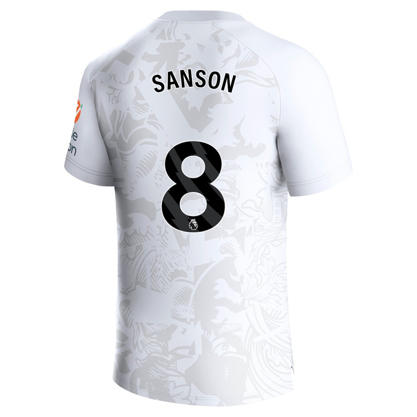 Damen Morgan Sanson #8 Weiß Auswärtstrikot Trikot 2023/24 T-Shirt