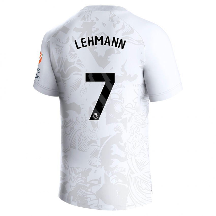 Damen Alisha Lehmann #7 Weiß Auswärtstrikot Trikot 2023/24 T-Shirt