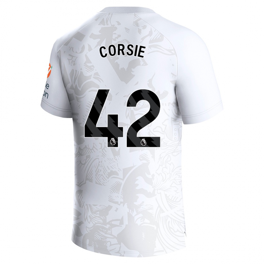 Damen Rachel Corsie #42 Weiß Auswärtstrikot Trikot 2023/24 T-Shirt