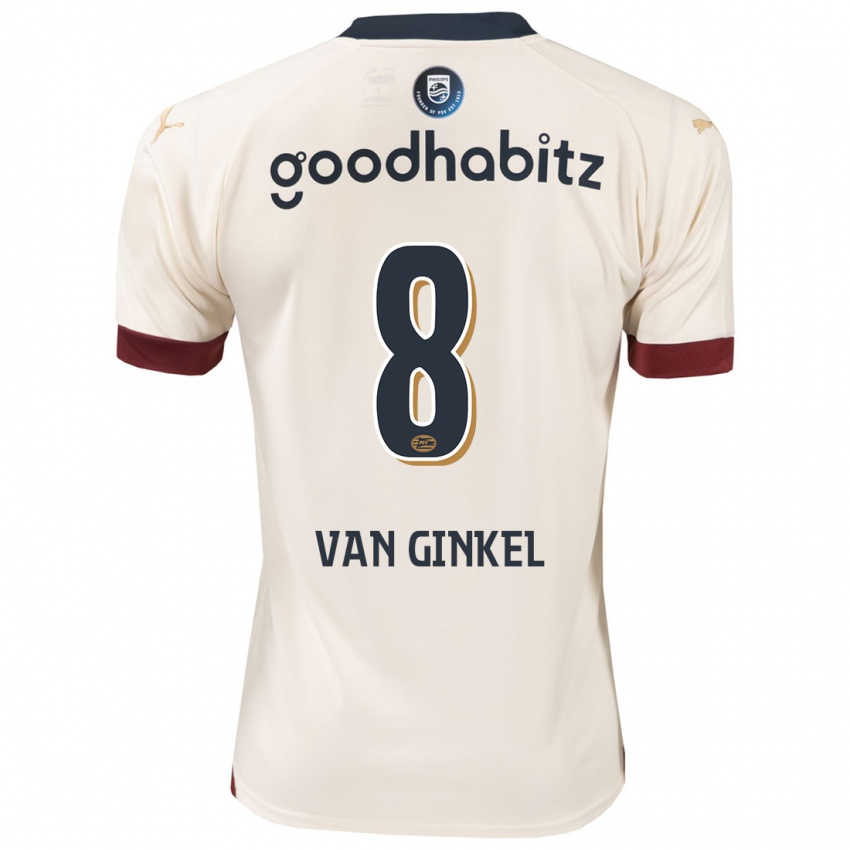 Damen Marco Van Ginkel #8 Cremefarben Auswärtstrikot Trikot 2023/24 T-Shirt