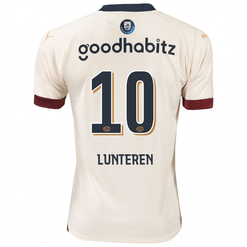 Damen Desiree Van Lunteren #10 Cremefarben Auswärtstrikot Trikot 2023/24 T-Shirt