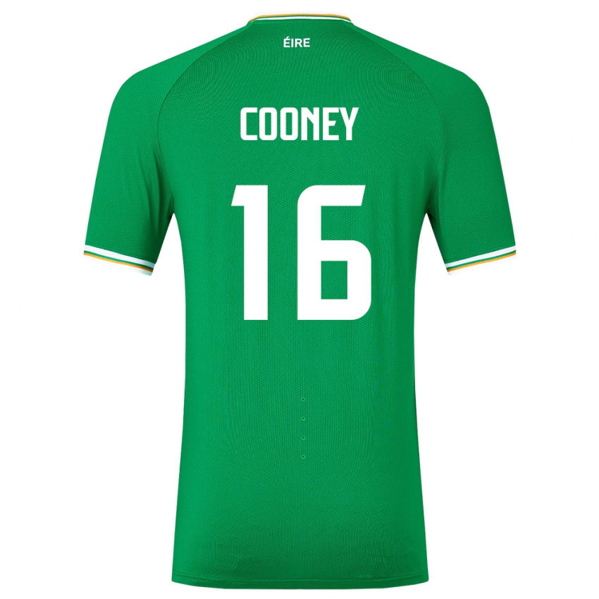 Kinder Irische Oisin Cooney #16 Grün Heimtrikot Trikot 24-26 T-Shirt