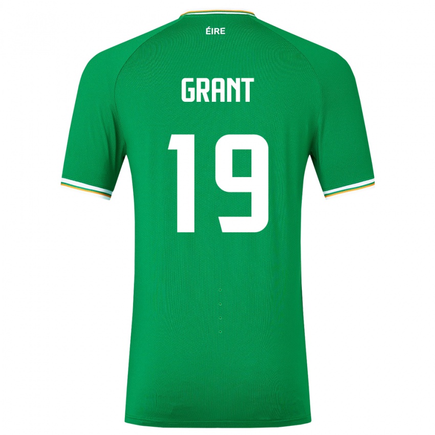 Kinder Irische Ciara Grant #19 Grün Heimtrikot Trikot 24-26 T-Shirt