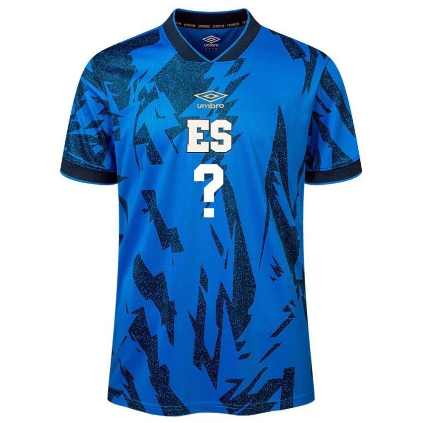 Kinder El Salvador Marcos Casillas #0 Blau Heimtrikot Trikot 24-26 T-Shirt