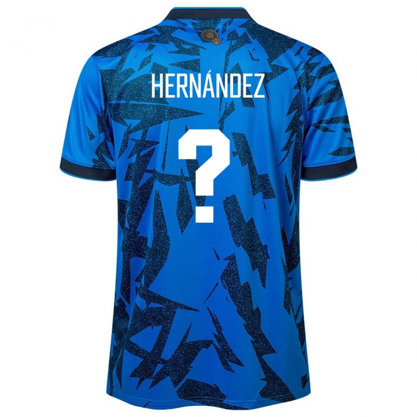 Kinder El Salvador Irma Dolores Hernández #0 Blau Heimtrikot Trikot 24-26 T-Shirt