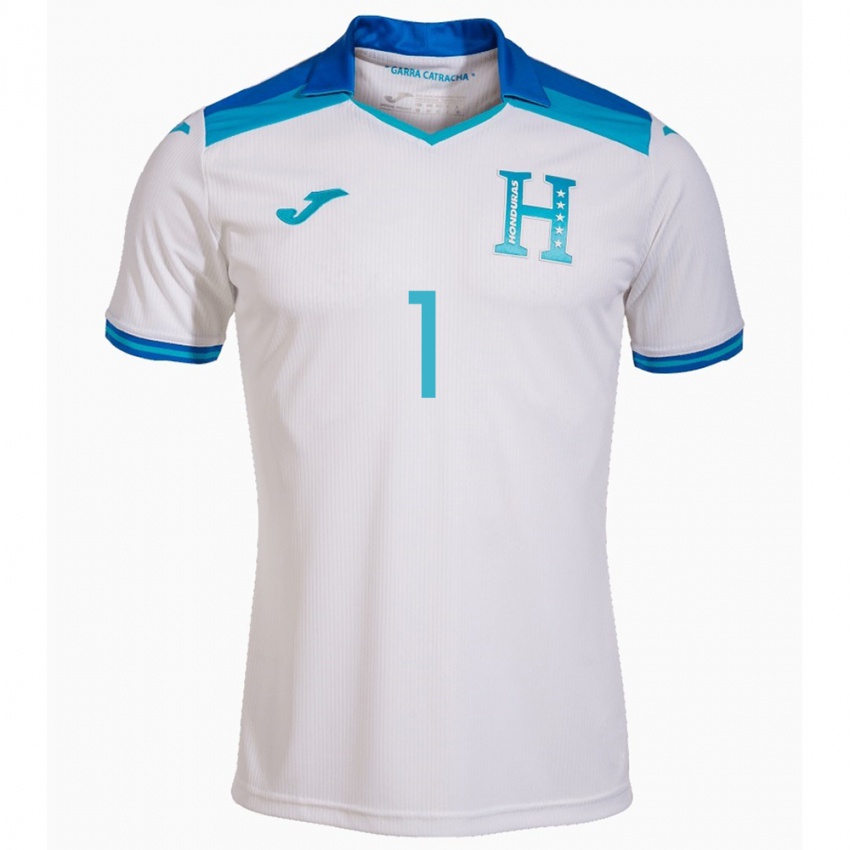 Kinder Honduras Harold Fonseca #1 Weiß Heimtrikot Trikot 24-26 T-Shirt