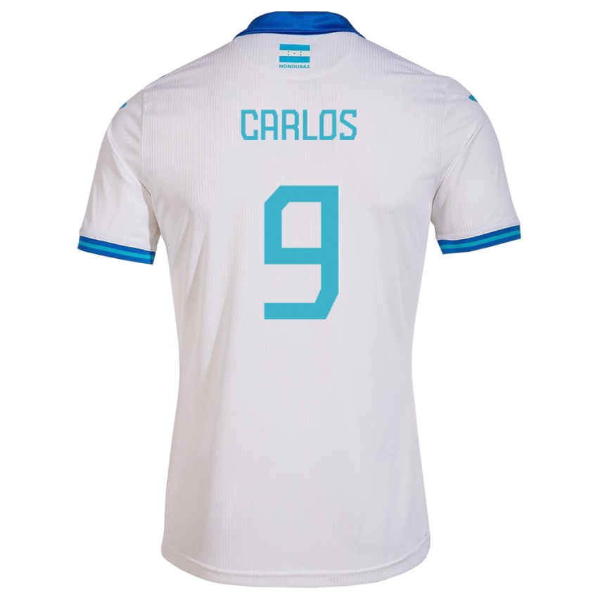 Kinder Honduras Carlos Mejía #9 Weiß Heimtrikot Trikot 24-26 T-Shirt