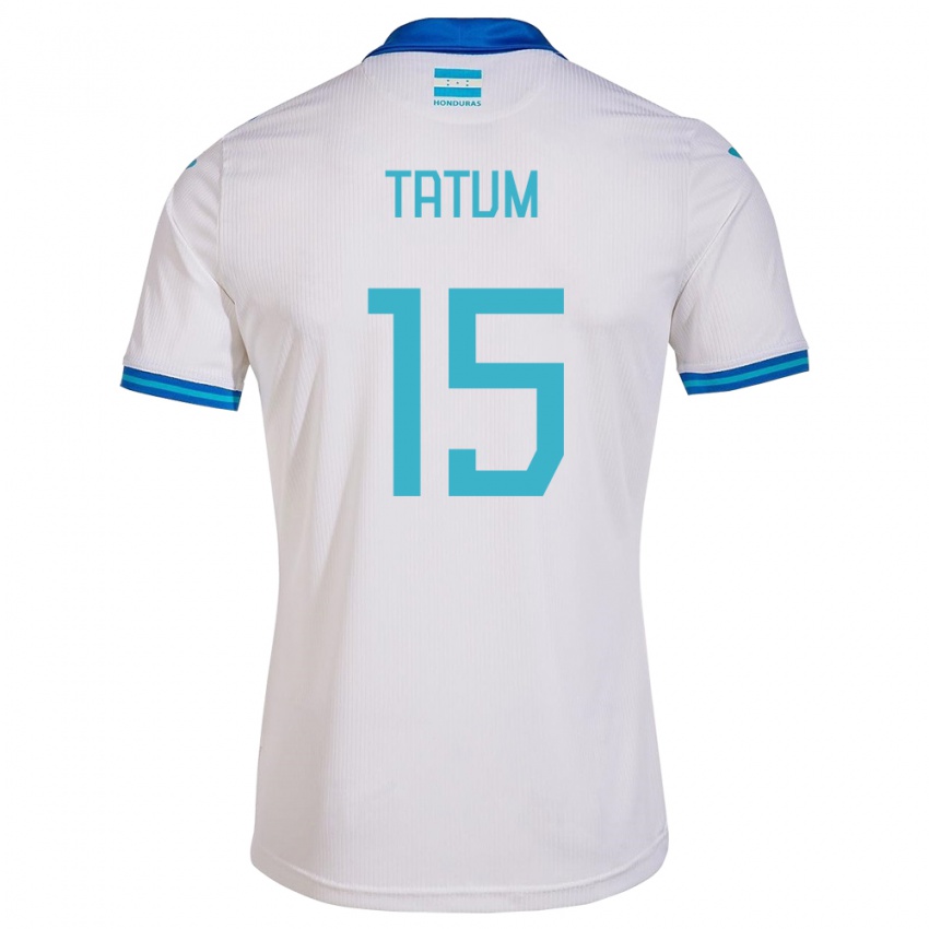 Kinder Honduras Anfronit Tatum #15 Weiß Heimtrikot Trikot 24-26 T-Shirt