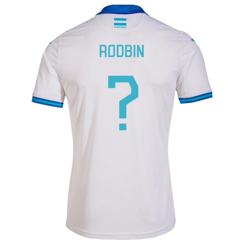 Kinder Honduras Rodbin Mejía #0 Weiß Heimtrikot Trikot 24-26 T-Shirt