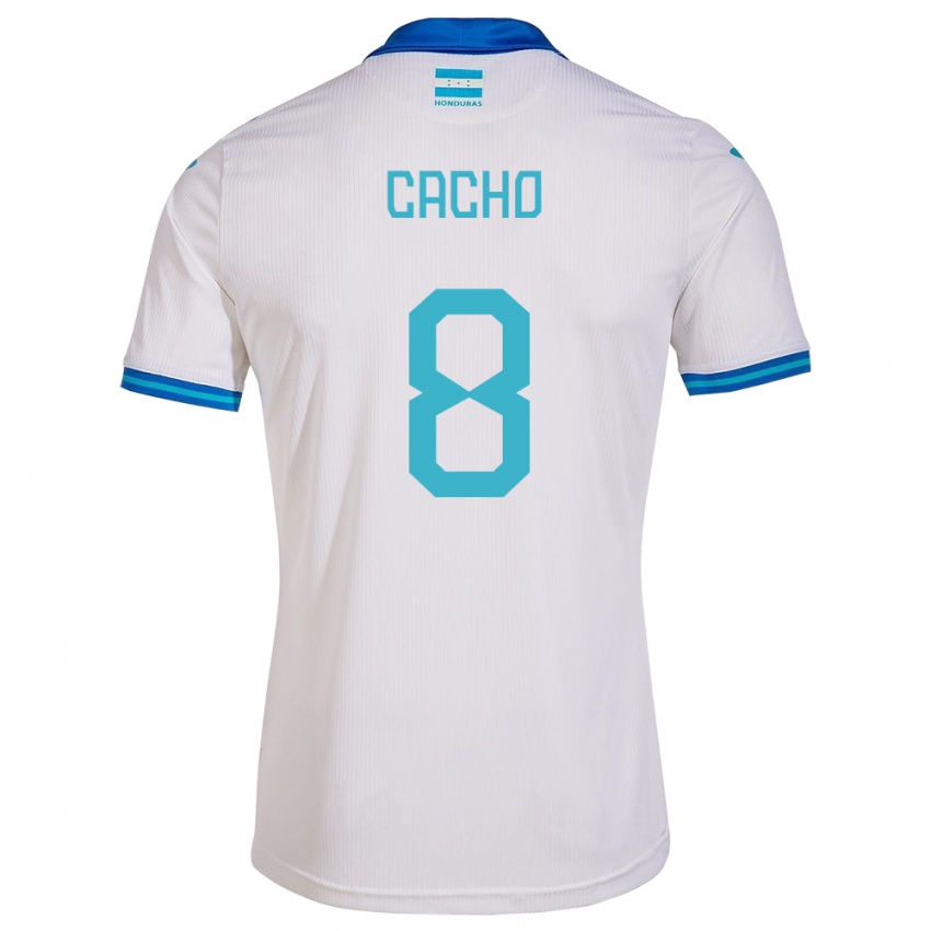 Kinder Honduras Daylor Cacho #8 Weiß Heimtrikot Trikot 24-26 T-Shirt