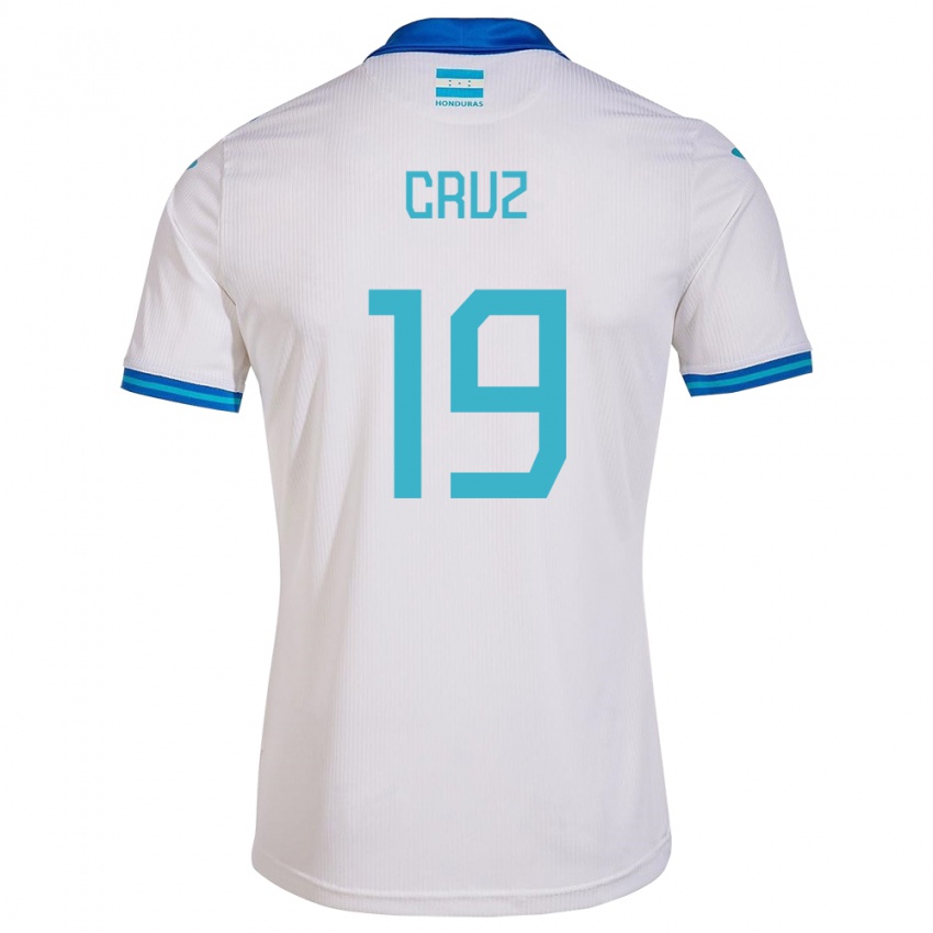 Kinder Honduras Russel Cruz #19 Weiß Heimtrikot Trikot 24-26 T-Shirt