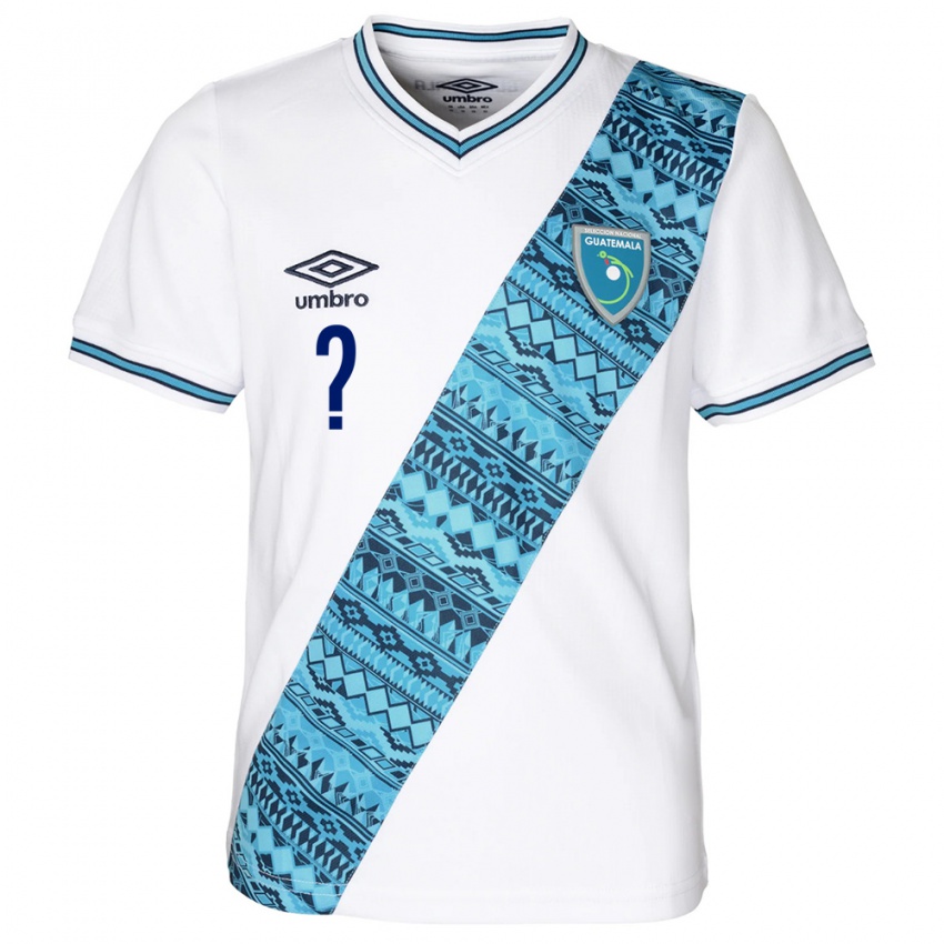 Kinder Guatemala Lorenzo Tuch #0 Weiß Heimtrikot Trikot 24-26 T-Shirt