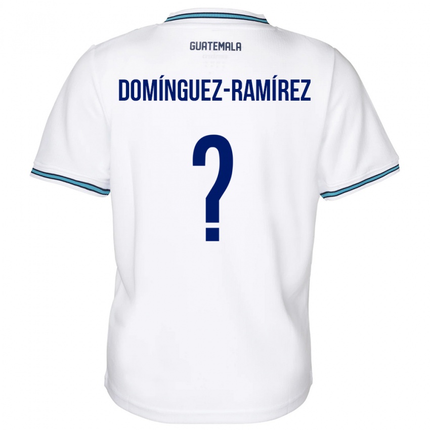 Kinder Guatemala Marco Domínguez-Ramírez #0 Weiß Heimtrikot Trikot 24-26 T-Shirt