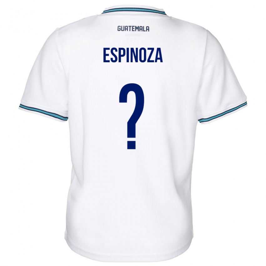 Kinder Guatemala José Espinoza #0 Weiß Heimtrikot Trikot 24-26 T-Shirt